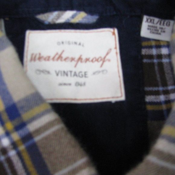 Weatherproof vintage plaid button down shirt XXl - Picture 2 of 8